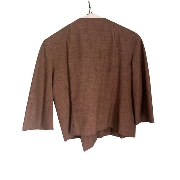 Vintage vogue couturier fashion big button down jacket - Picture 4 of 7